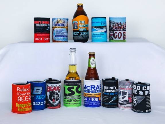 Beer stubby holders can help to promote your business