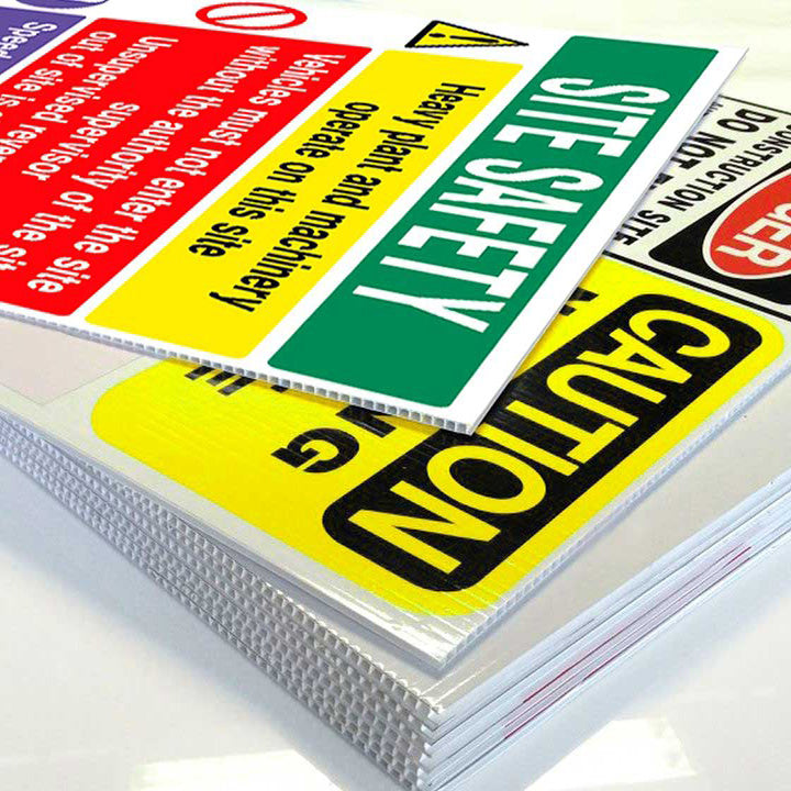 Economical signage option. Corflute Corrugated Plastic Signs