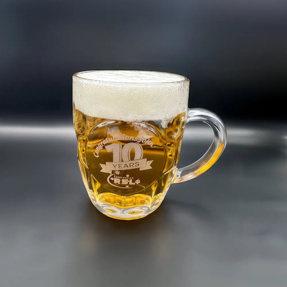 Promote your business by displaying your logo on beer steins.